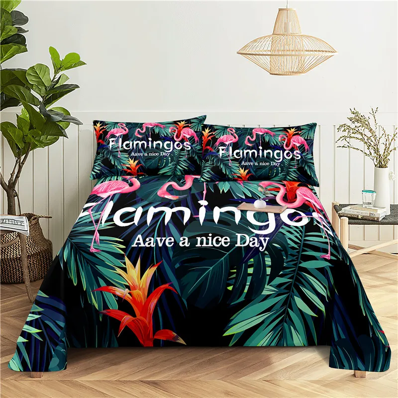 

Creative Animal 0.9/1.2/1.5/1.8/2.0m Digital Printing Polyester Bed Flat Sheet With Pillowcase Print Bedding Set