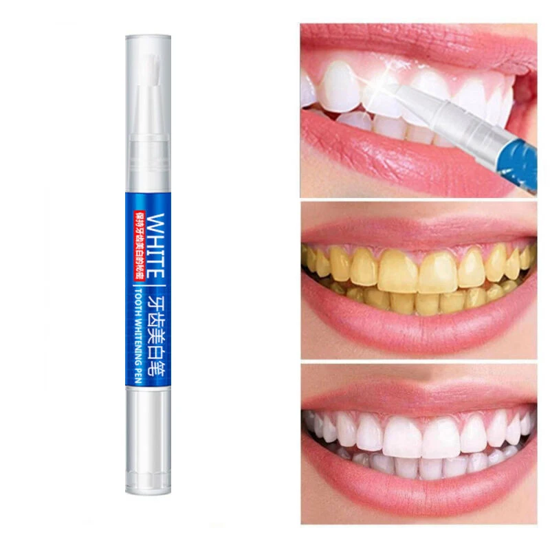 

3PCS Teeth Whitening Pen Remove Stains Bleach Security Components Toothpaste Against Smoke Spot Oral Hygene Dental Care 3ml/pcs