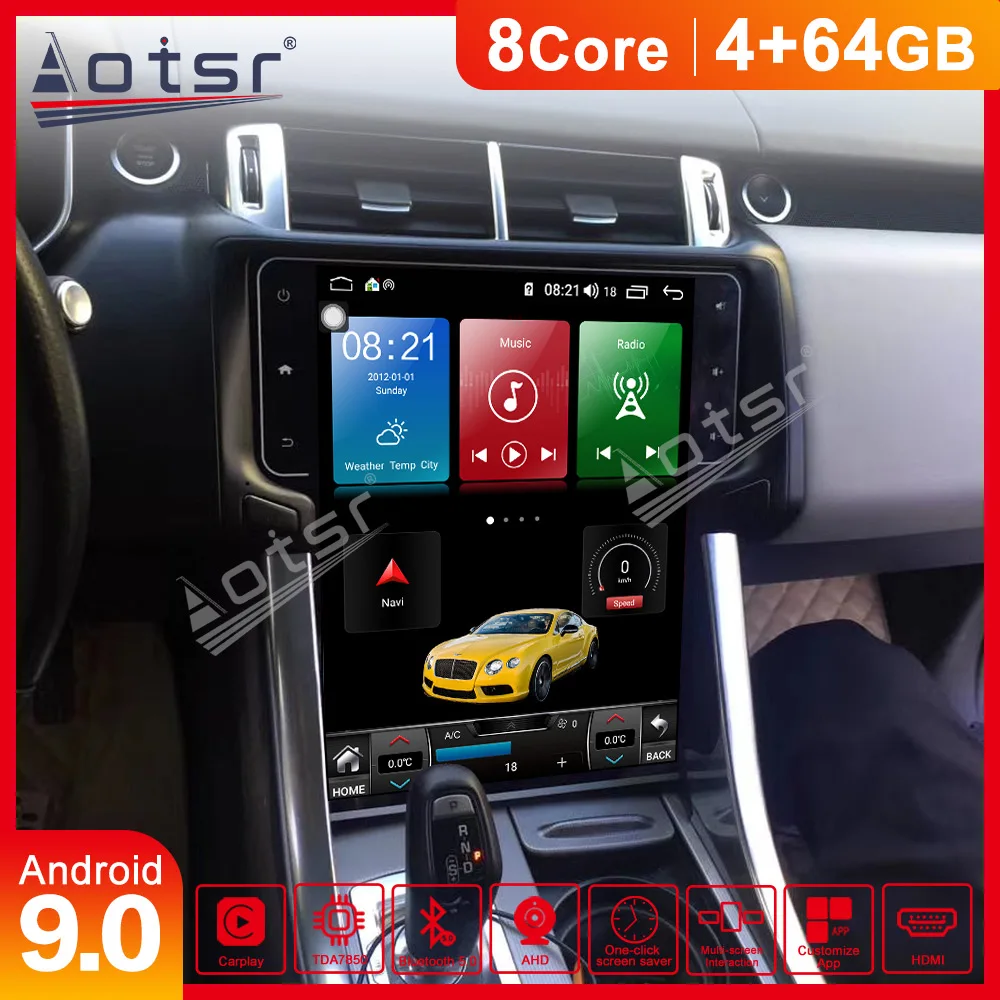 15 1 &quotAndroid 9 0 Tesla вертикальный экран GPS Navi Автомобильный мультимедийный радиоплеер