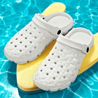 men sandals girl summer hole shoes rubber environmental protection eva couples home slippers garden beach flat
