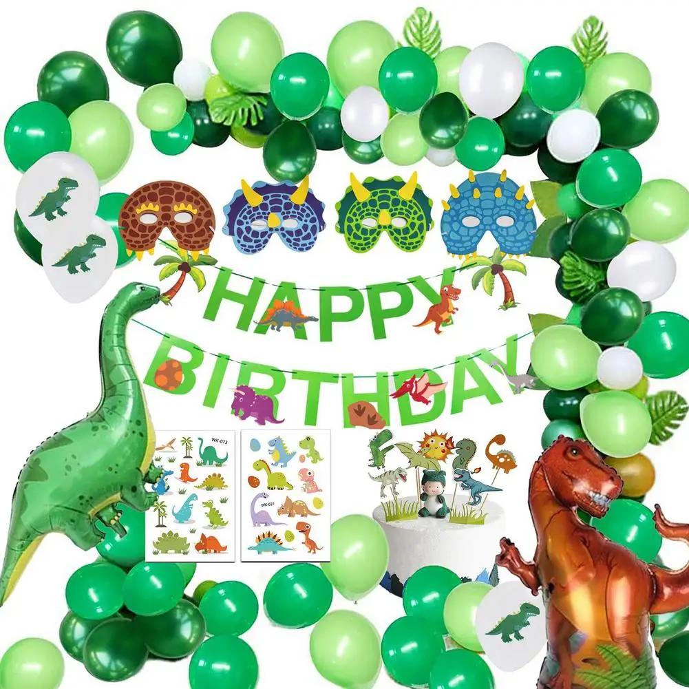 

Banner Dinosaur Banner Party Decorations Happy Birthday Banner Balloon Happy Birthday Banner Dinosaur Cake Topper Stickers For F