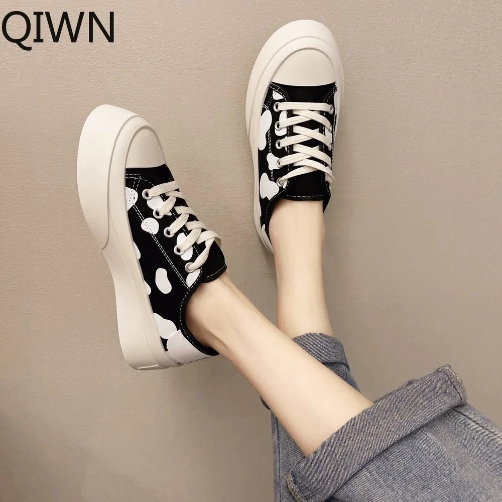 

Sneakers Women's Sports Shoes Platform Kawaii Graffiti Casual Summer Vintage College Student Vulcanize Spring 2021