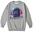 Rad Tardis хип-хоп Уличная одежда с принтами, Мужская креативная Милая толстовка с капюшоном и круглым вырезом, Толстовка Harajuku, спортивная одежда больших размеров для мужчин