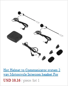 Мотоцикл для переносного приемо-передатчика Bluetooth гарнитура, наружный полно-дуплекс в режиме реального времени вызова Беспроводной для мотоциклетного шлема гарнитура E6