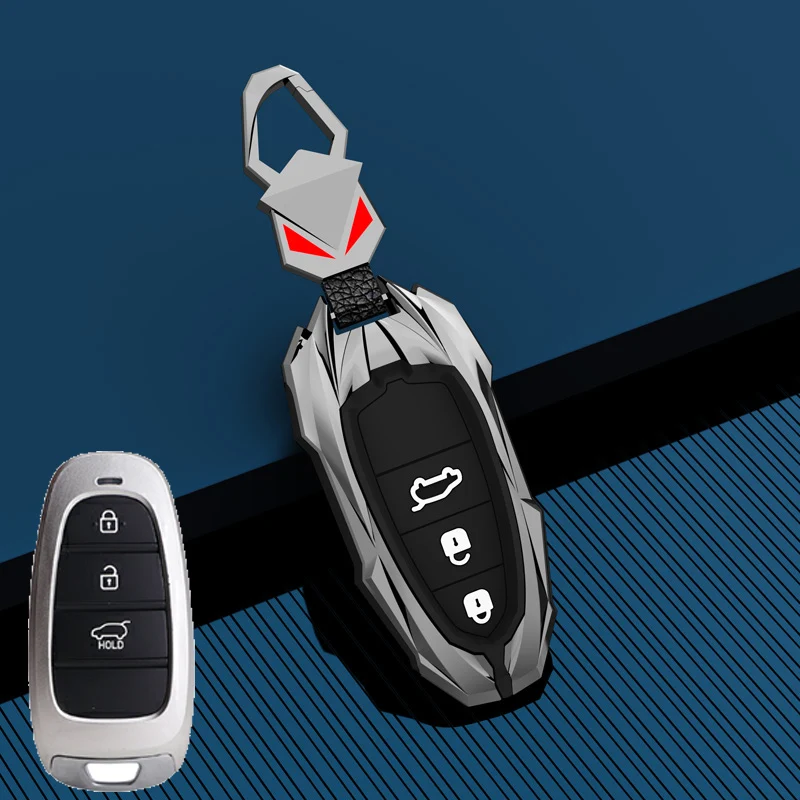 Защитный чехол из цинкового сплава и силикона для Hyundai Tucson NX4 2021 2022