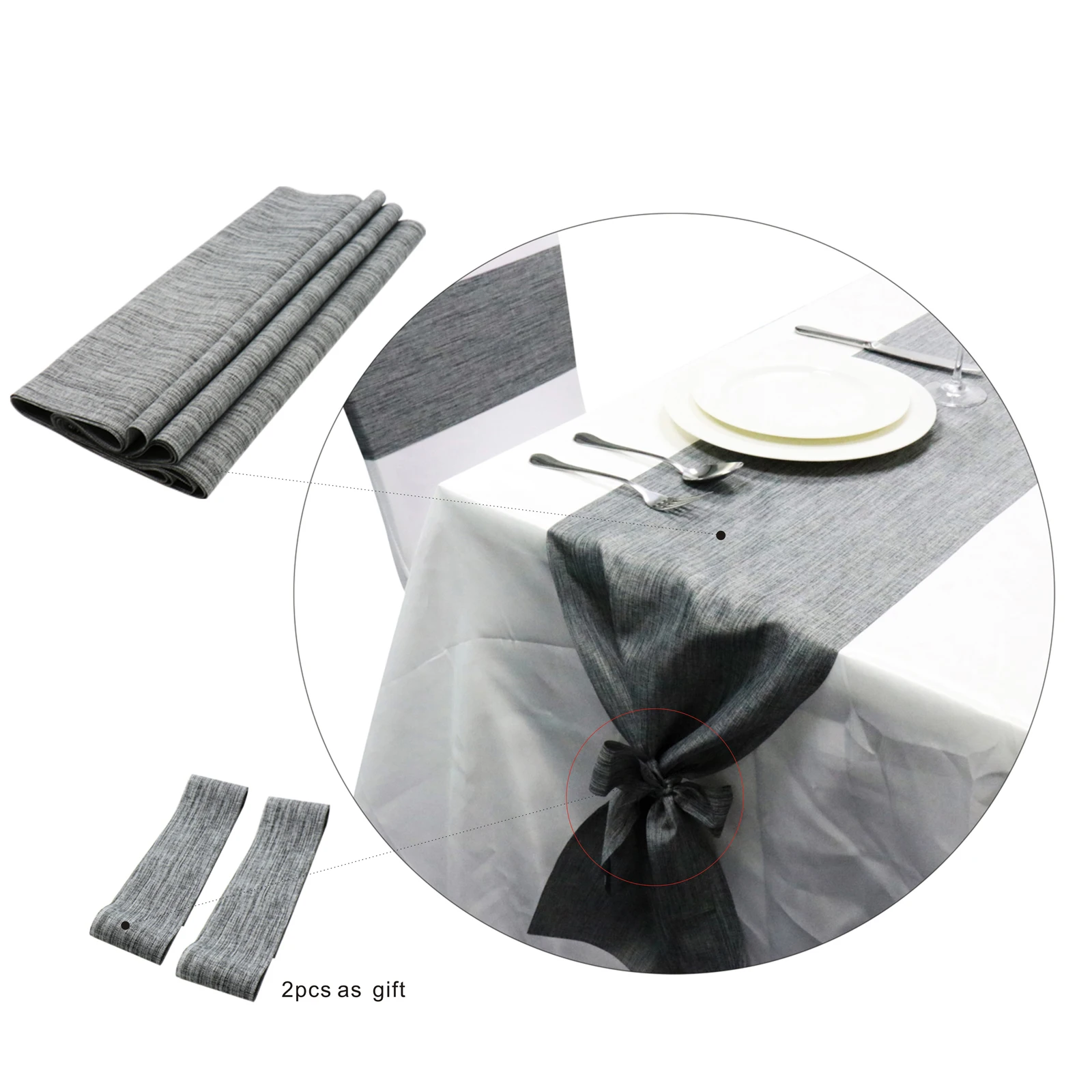 Скатерть из искусственного льна в Европейском стиле свадебное украшение