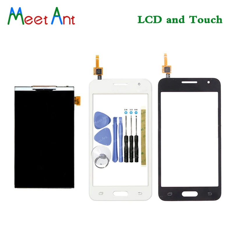 Новый высококачественный ЖК дисплей 4 5 дюйма для Samsung Core 2 SM G355H G355M G355 с сенсорным