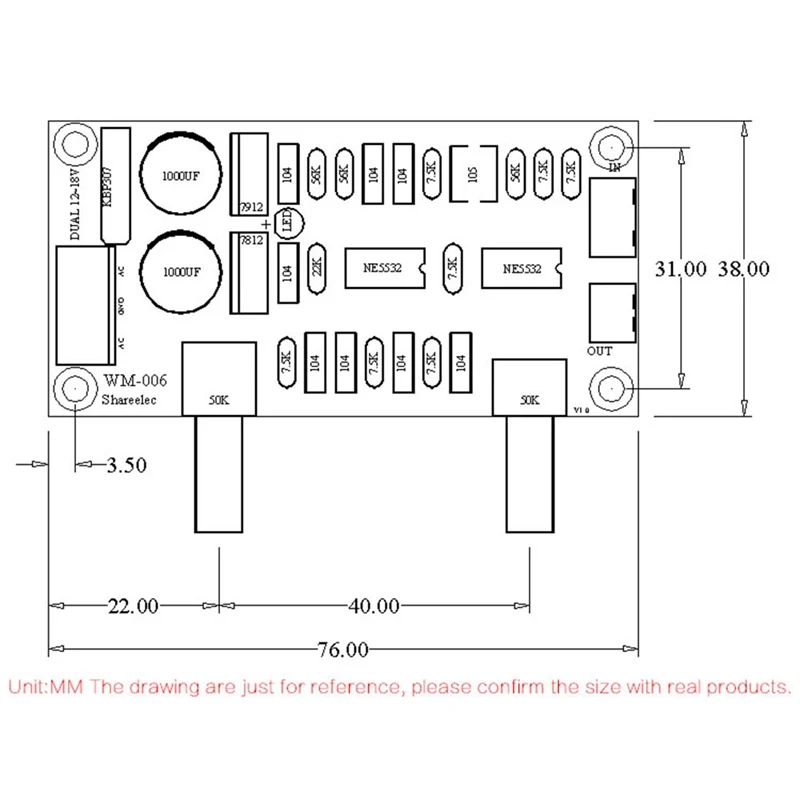 Фильтр нижних частот бас сабвуфер предусилитель Плата усилителя двойной