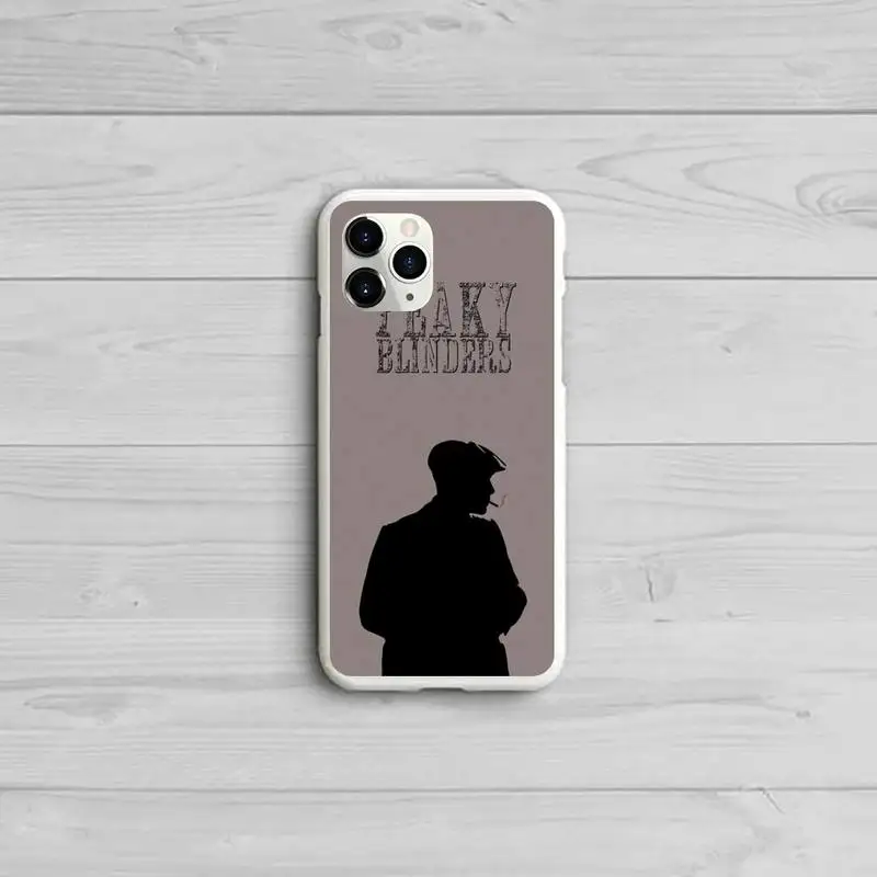 

Peaky Blinders Thomas Shelby Phone Case Candy Color White for iPhone 11 pro XS MAX 8 7 6 6S Plus X 5S SE 2020 XR
