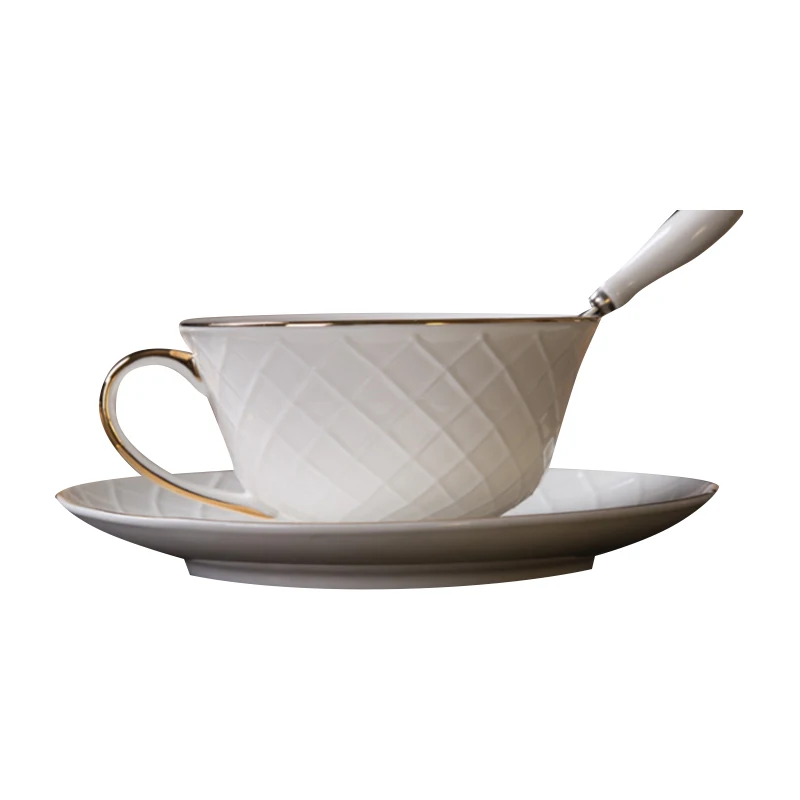 

Высококачественные кофейные чашки из костяного фарфора, винтажные керамические чашки, улучшенные чайные чашки и искусственные роскошные п...