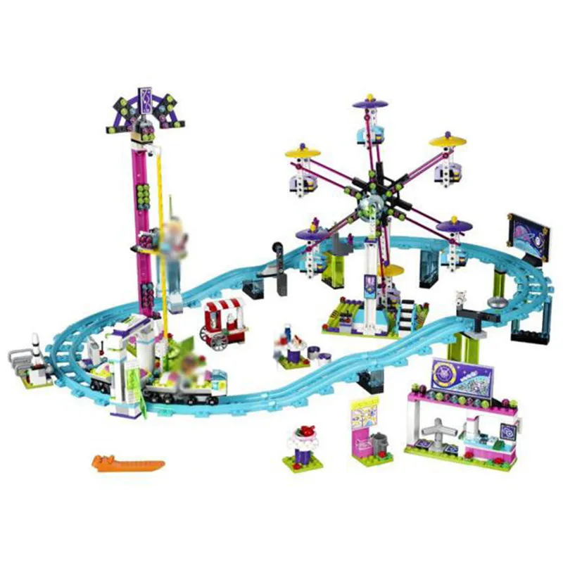 Кирпичи Совместимость с legoingly друзей развлечений Кубики &quotпарк&quot ролик