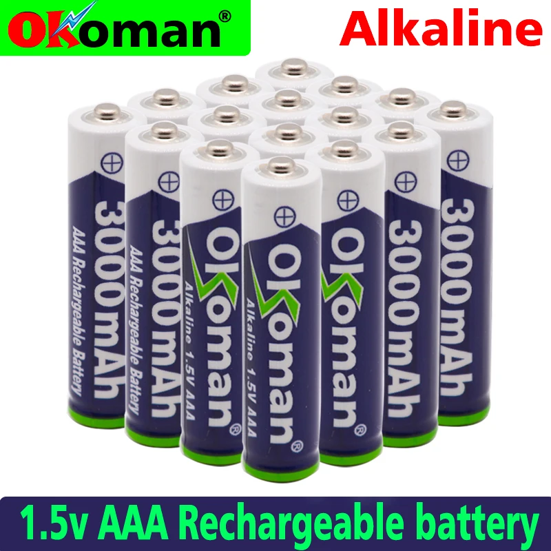 2021 новый бренд AAA Батарея 3000 мА/ч 1 5 V щелочные батареи перезаряжаемый аккумулятор