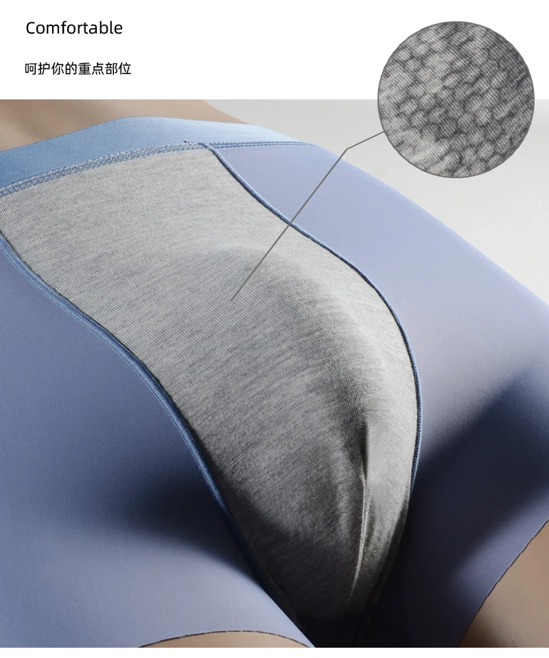 Боксеры мужские длинные Трусы из натурального материала шорты-боксеры нижнее