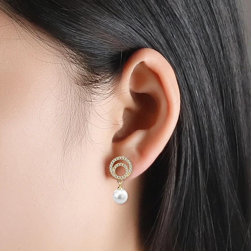 Роскошные ювелирные украшения золотые серьги с жемчугом 2021 длинные Подвесные