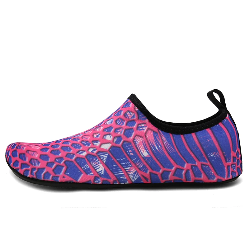 Мужские и женские летние водонепроницаемые туфли нескользящие носки для