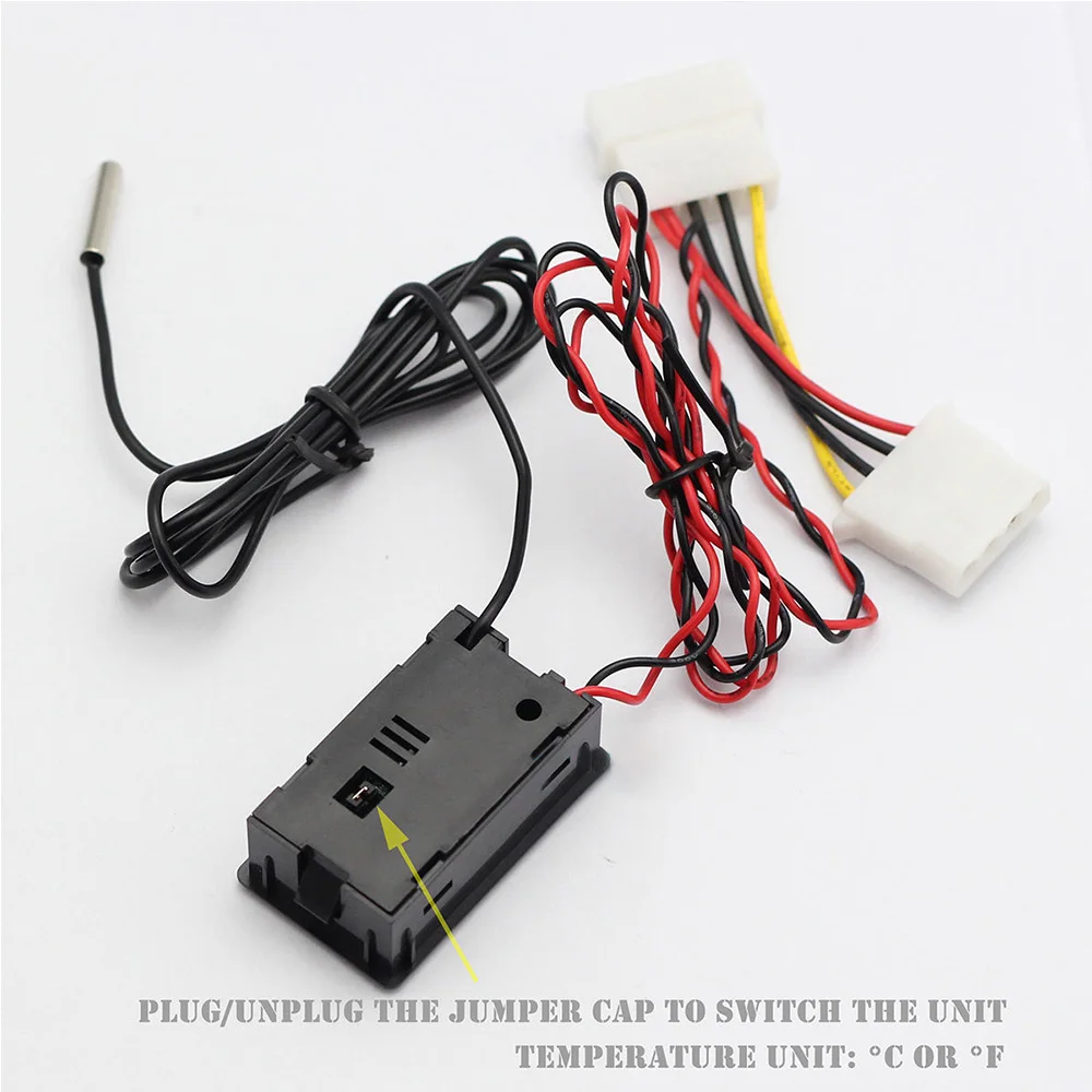 

Pointer Thermometer Water Temperature Meter Gauge C/F For Computer Water Cooling