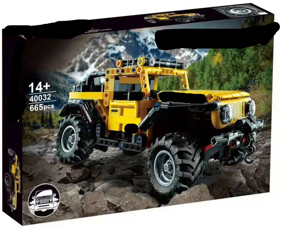 

Technology Series Jeep Wrangler 40032 Off Road Vehicle Model Building Blocks Bricks Educational Toys Birthday Gifts