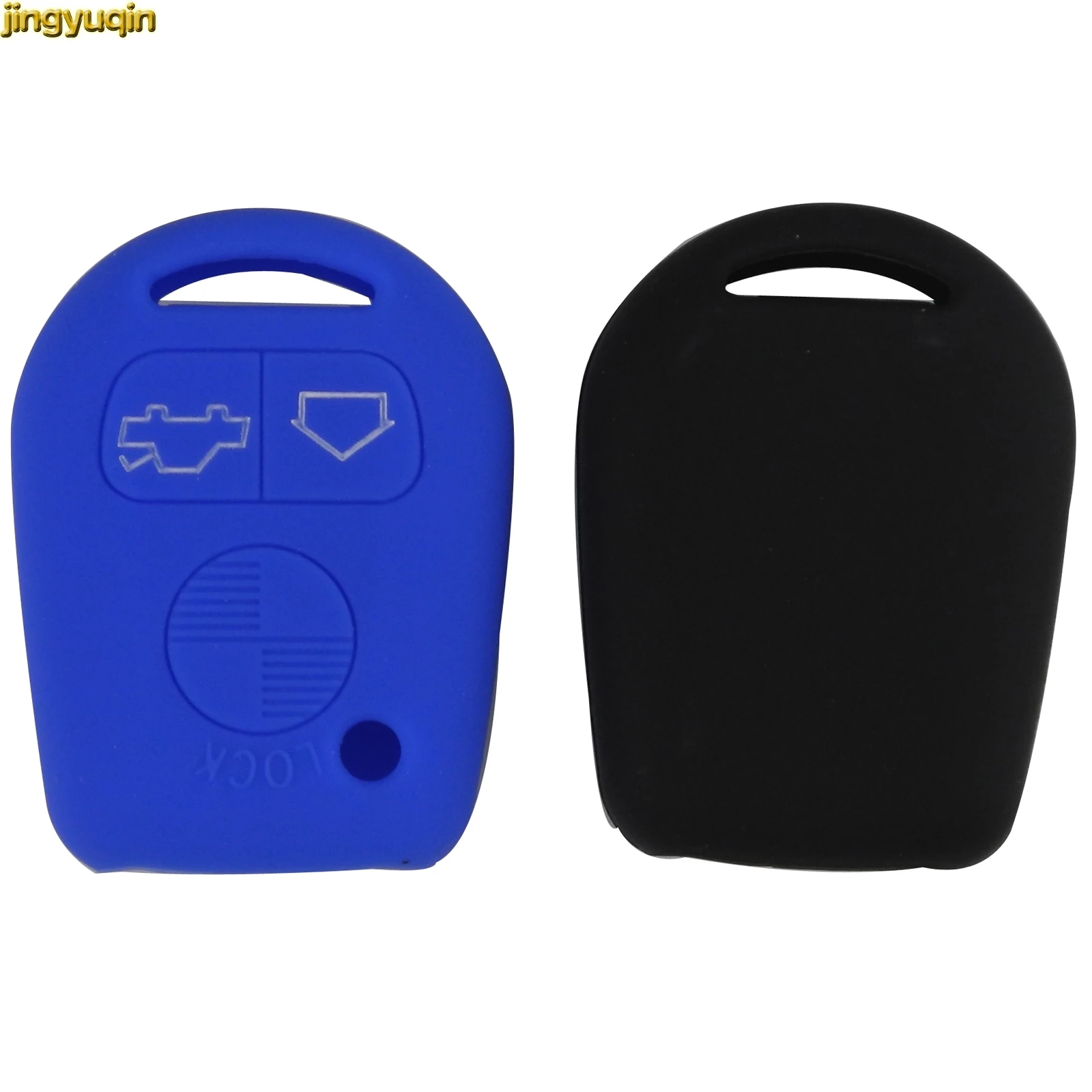 Jingyuqin 3 Buttons Straight Remote Silicone Key Cover Case for BMW E31 E32 E34 E36 E38 E39 E46 Z3 Wallet Car Styling|remote silicone|case bmw keykey