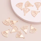 Полый металлический сплав, 30 шт., 17x15 мм, Геометрический стиль, для самостоятельного изготовления браслетов, ожерелий, подвесок золотого цвета, ювелирные изделия