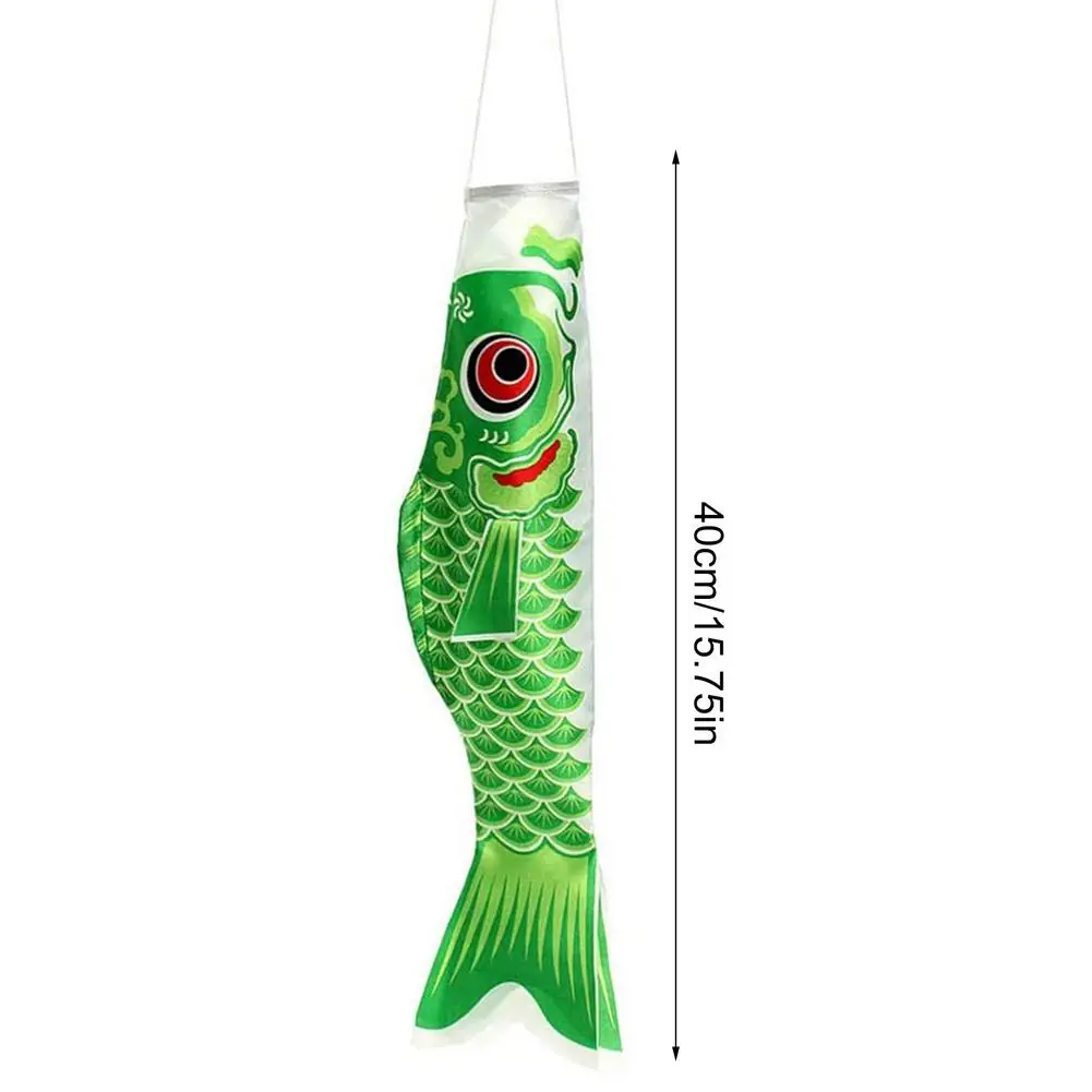 

5 Pieces Japanese Carp Windsock Streamer Home Koinobori Hanging Fish Flag