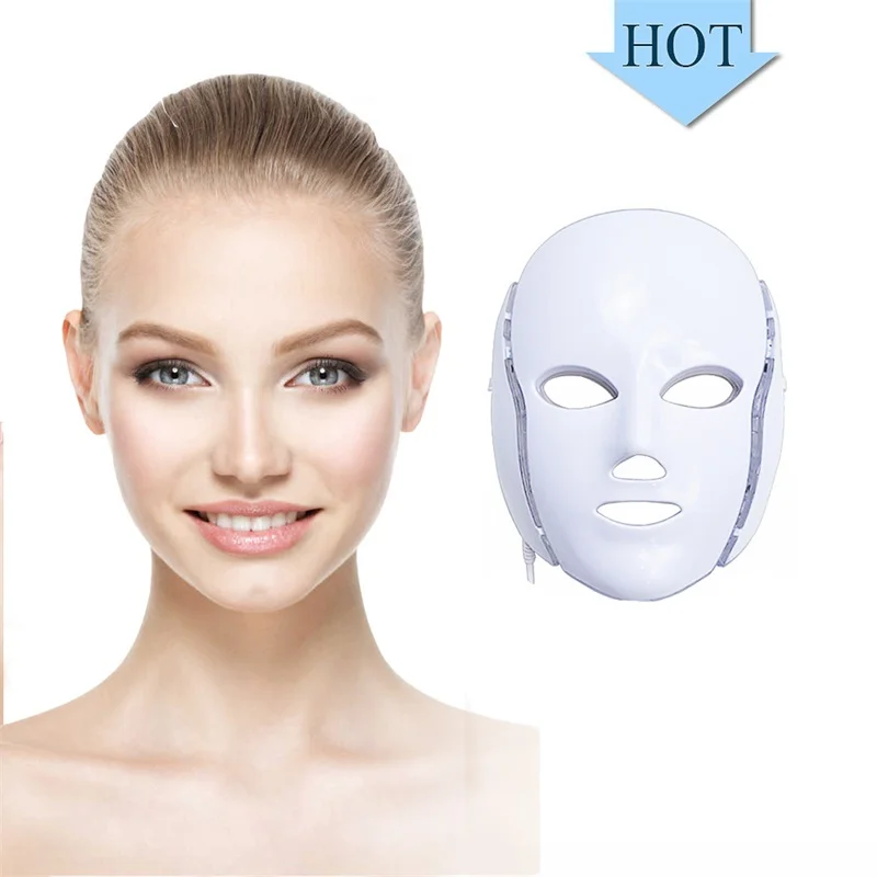 Светодиодный маска для лица Belleza красота омоложение кожи Фотон светодиодный