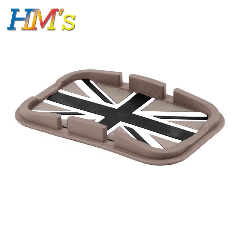 Grey Union Jack Противоскользящий коврик для мини-приборной панели trysman R60 F60 для мини R56 F56 F55 gps сотовый телефон нескользящий коврик для мини Clubman F54 - Название цвета: Grey Union Jack