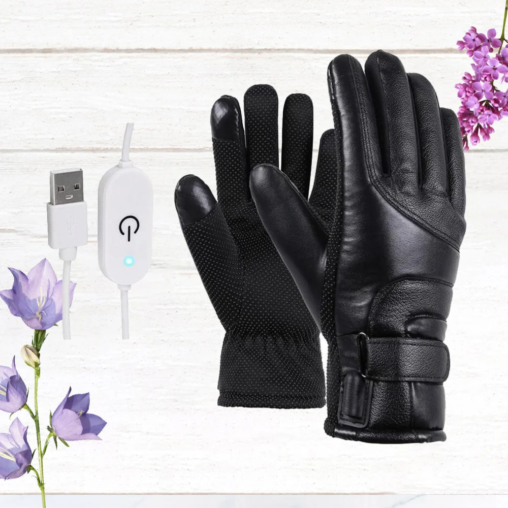 

1 Pair Winter Motorcycle Riding Electric Heating Warm USB High Heat Constant Temperature Thermal Heating fo