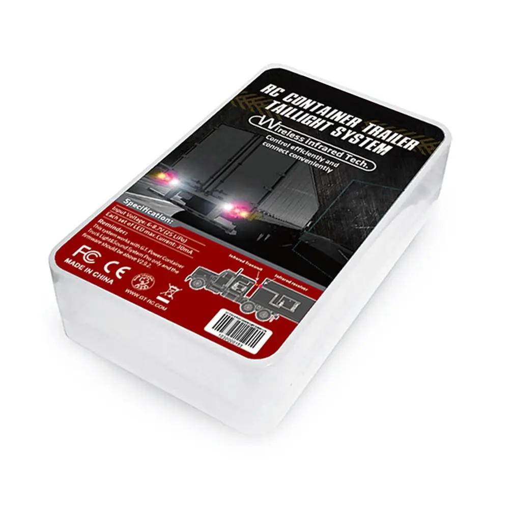 

Truck Sound Light Vibration Simulation System Tail Light RC Container Trailer Taillight System Good Performance