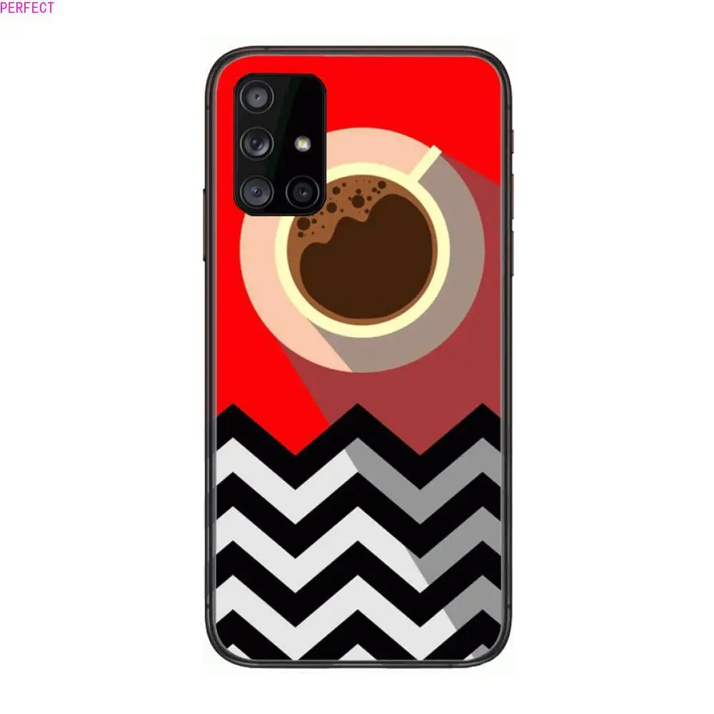 

desenhos animados twin picos Phone Case Hull For Samsung Galaxy A 90 50 51 20 71 70 40 30 10 80 E 5G S Black Shell Art Cell Cov