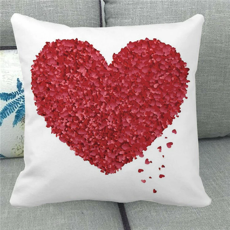 

Valentine's Day Series Decorations for Home Decor Decorative Cushion Square Cover Sofa Seat Car Simplicity Throw Pillow Case