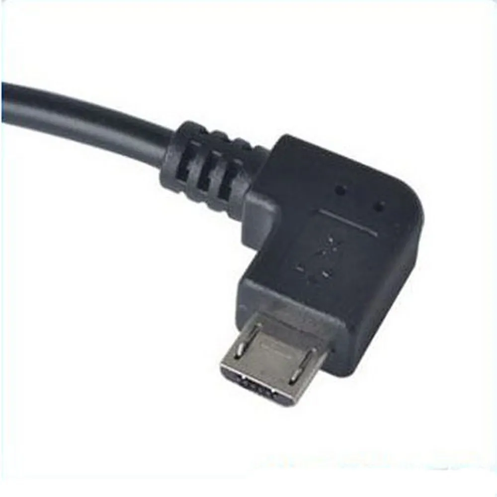 Новый переходник для кабеля USB 2 0 OTG мама под углом 90 градусов Micro папа
