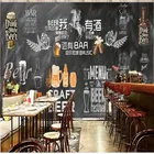 Настенная бумага в европейском и американском стиле с изображением пивной доски, 3D индивидуальный бар, Индустриальный декор, Настенная 3D Бумага