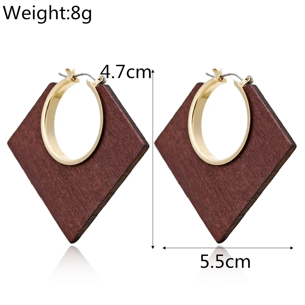 Женские большие серьги-подвески XIYANIKE корейские квадратные акриловые серьги