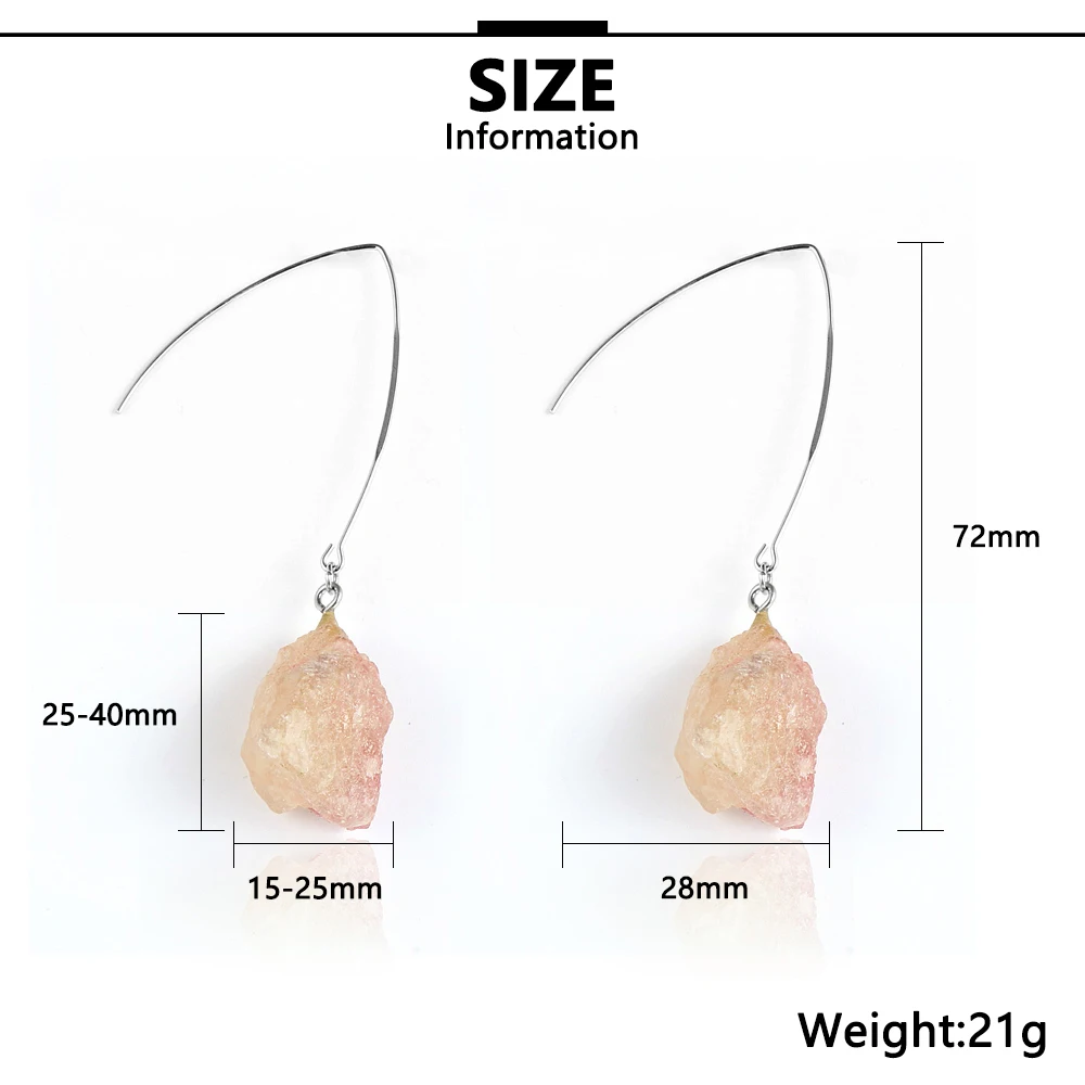 Женские серьги-подвески из натурального турмалина | Украшения и аксессуары