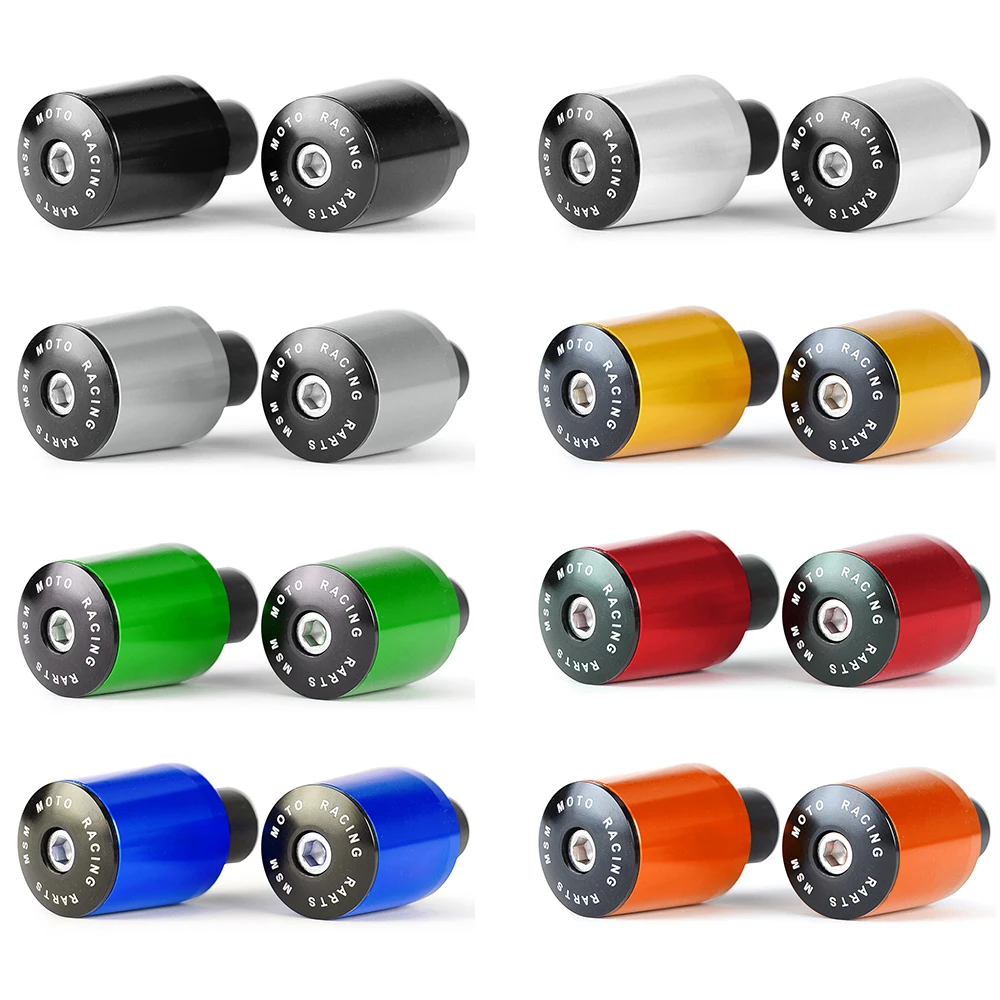 Ручки для мотоцикла 7/8 дюйма 22 мм Концевая ручка заглушка Yamaha YZF R1 R6 R125 YZFR15 R25