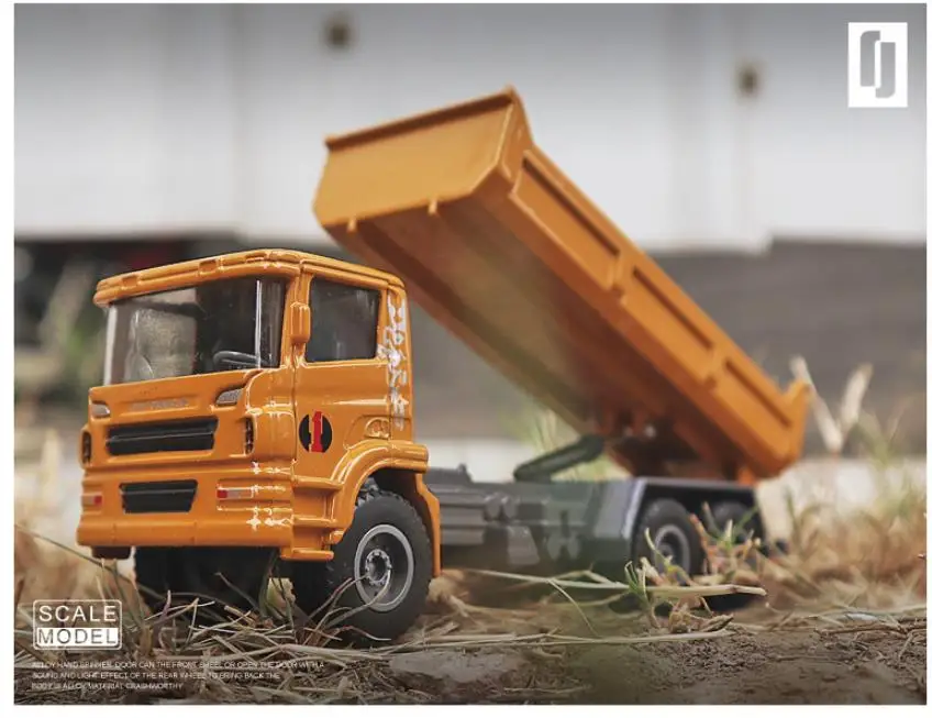 Высококачественный инженерный грузовик из искусственного сплава, 1: 60 самосвал Модель, самосвал игрушка