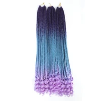 kinky twist hair weave bundles crotchet hair extensions 24 crochet braids ombre synthetic hair dreadlocks braids