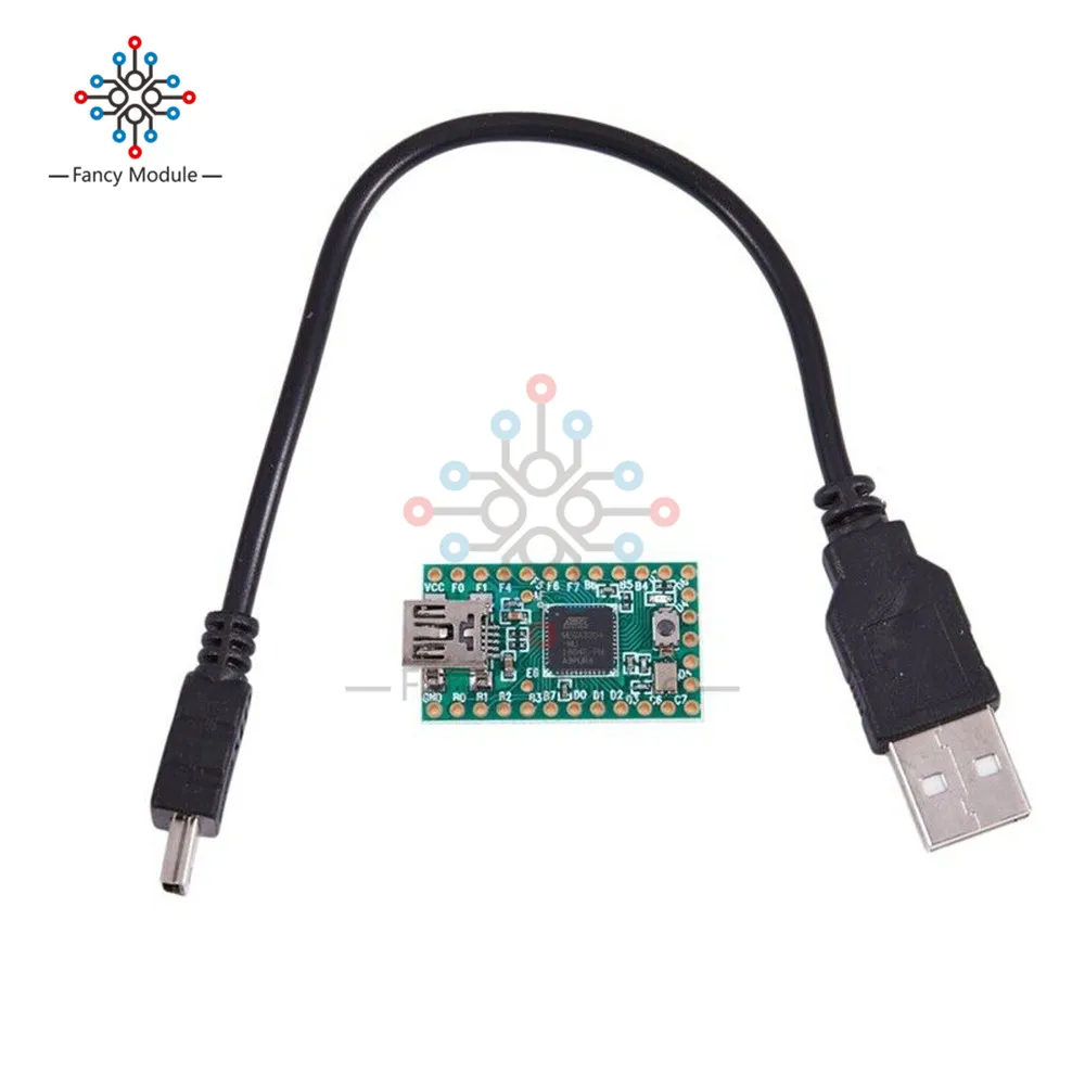 Diymore Teensy 2 0 USB AVR MEGA32u4 Плата расширения для Arduino с кабелем передачи данных|Детали и