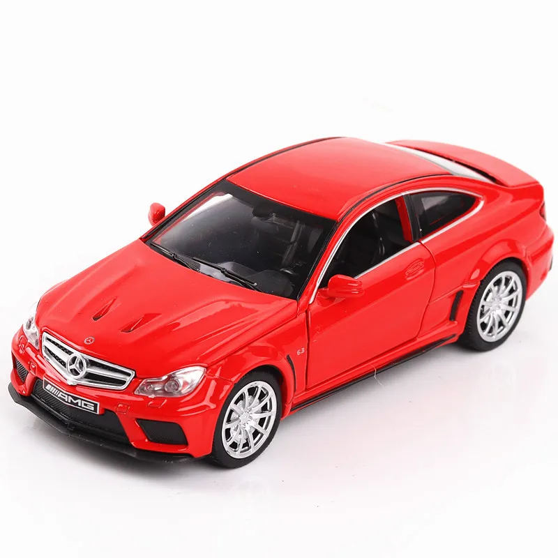 Литая Игрушечная модель автомобиля Benz AMG C63 1:43 коллекционный материал украшение