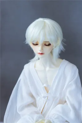 

BJD MDD Baby Wigs Men's 6.4.3.point Black High Temperature Silk Short Hair