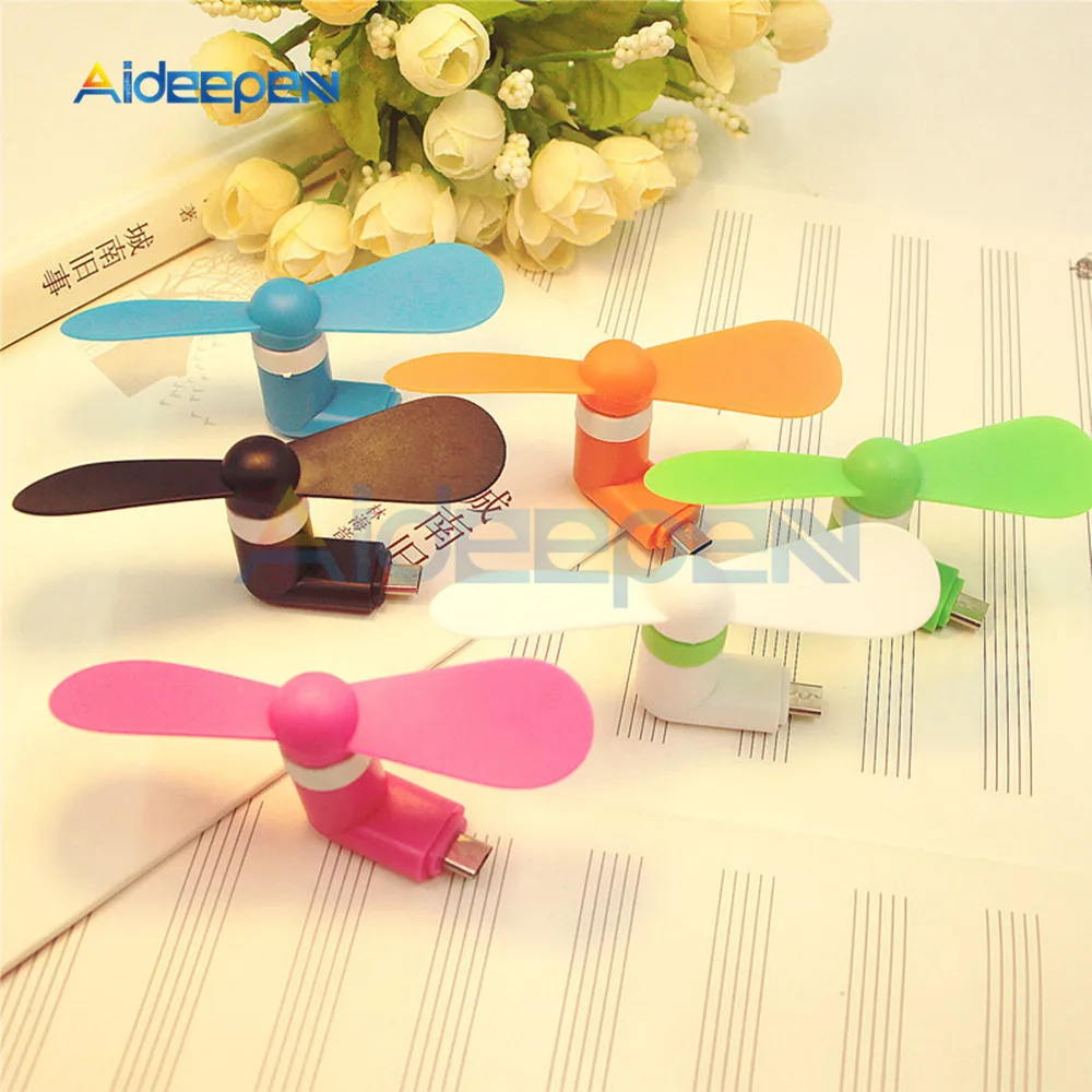 5V Portable Micro USB Cooling Fan Mute Mini Cooler For Mobile Android Cell Phone At Home Office | Инструменты