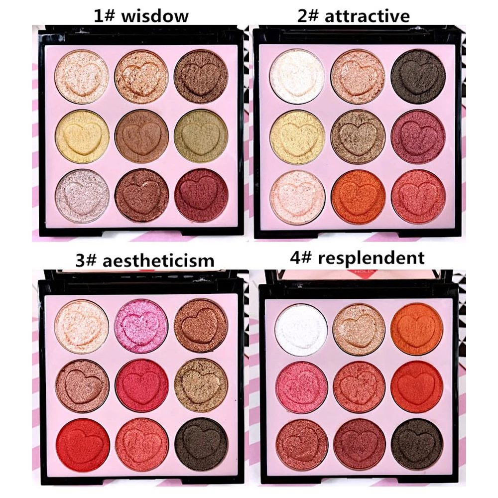 Профессиональные Тени для век паллет глаз блеск макияж палитра матовые тени крем