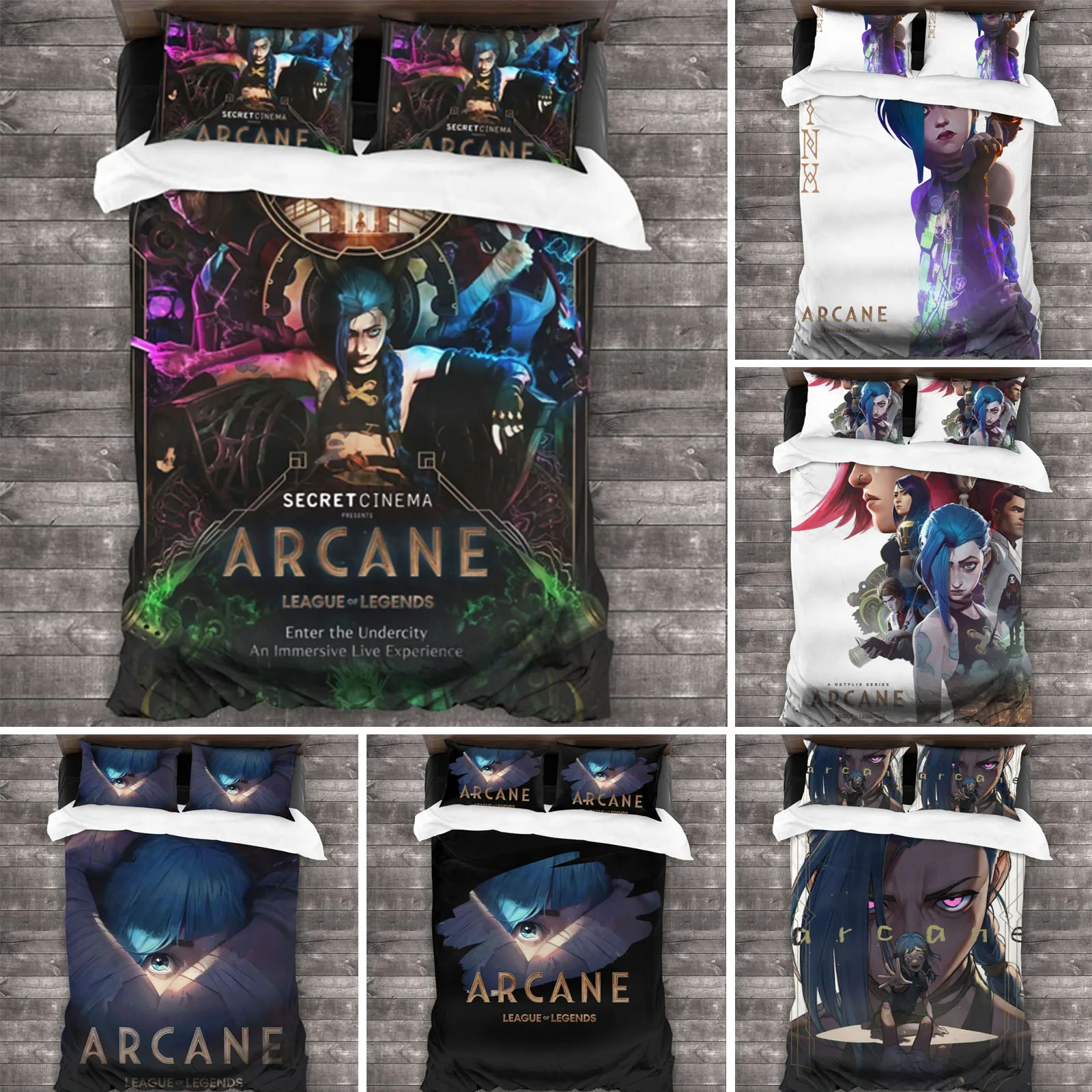 

Arcane Jinx All Season Twin Bedding Set 3 Piece Comforter Set Bed