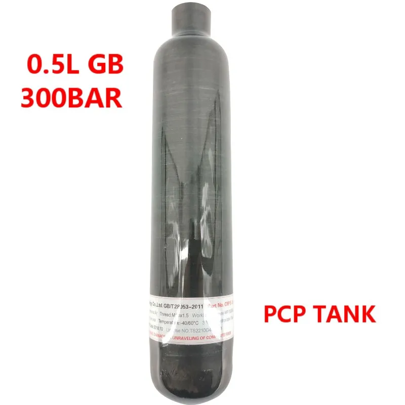 AC3050 Pcp акваланг бак 500Cc пневматическая винтовка 0.5L 4500 Psi цилиндр сжатого давления карабин 5,5 углеродное волокно Воздушный бак Acecare