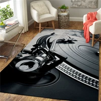 record player rug 3d all over printed carpet mat living room flannel bedroom non slip floor rug 01