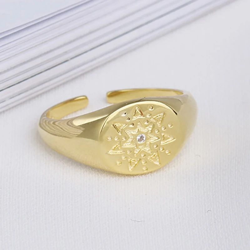 Новое поступление оригинальное открытое серебряное женское кольцо в форме