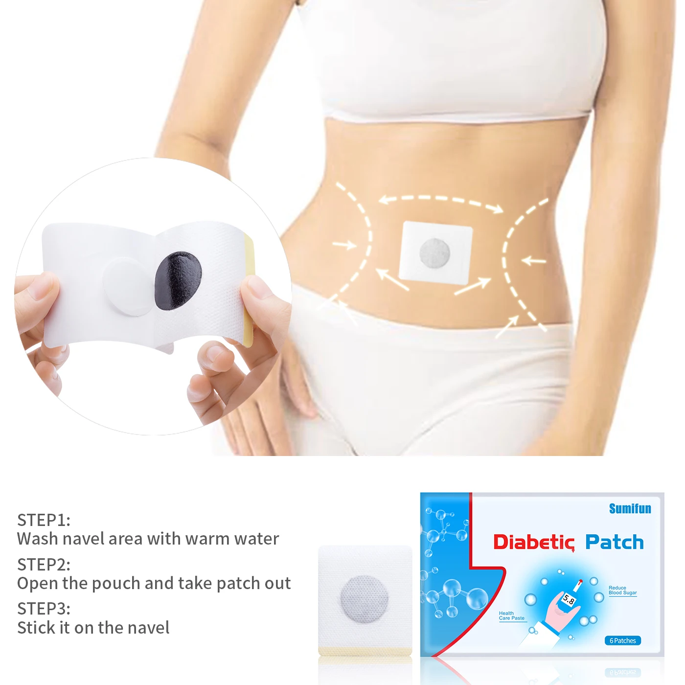 6 шт прибор для измерения уровня сахара в крови пластырь диабетиков присущая