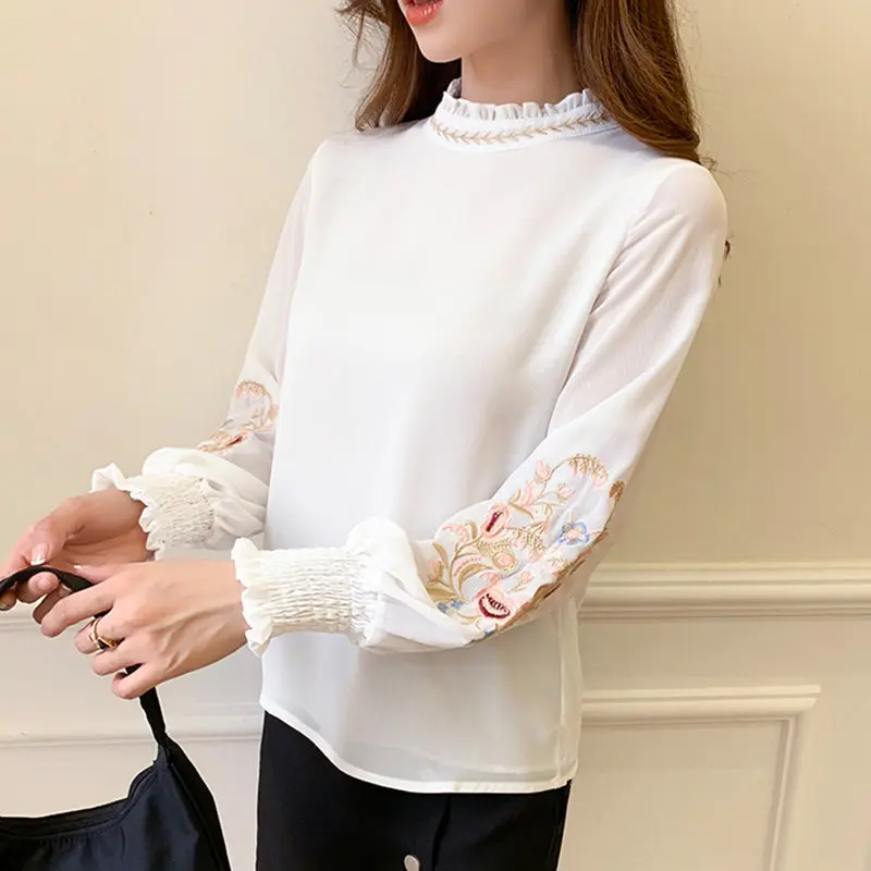 Повседневные свободные женские рубашки MUMUZI новинка весны 2019 модная блузка с