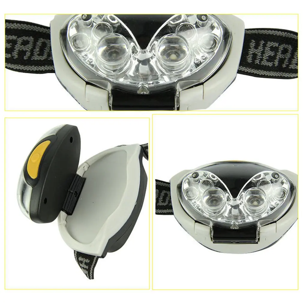 

Practical Owl Headlight Ultralight Waterproof High Stretch Woven Belt 6LED Outdoor Camping Fishing Headlight