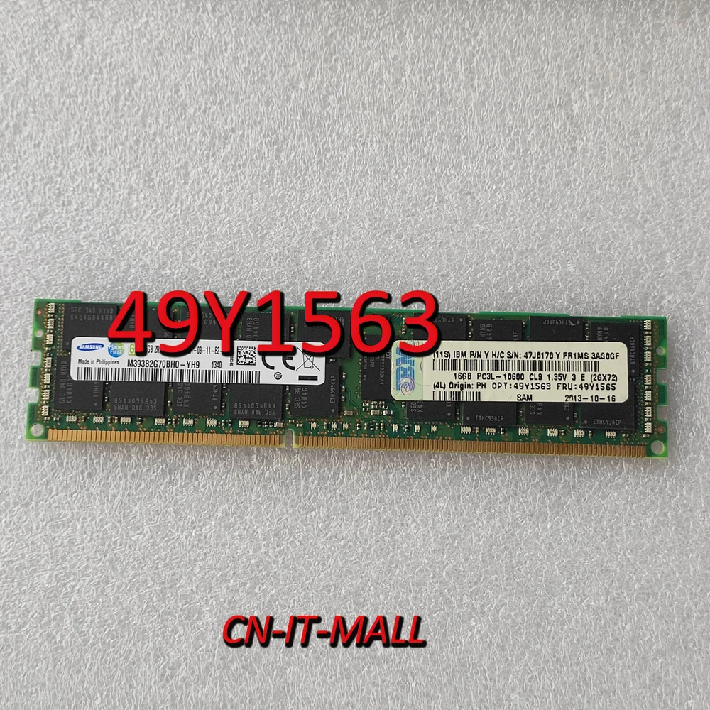 49Y1563 49Y1565 47J0170 16G 2RX4 PC3L-10600R Ram